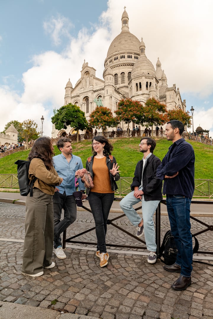 Recorrido a pie por Montmartre y la Basílica del Sagrado Corazón en París