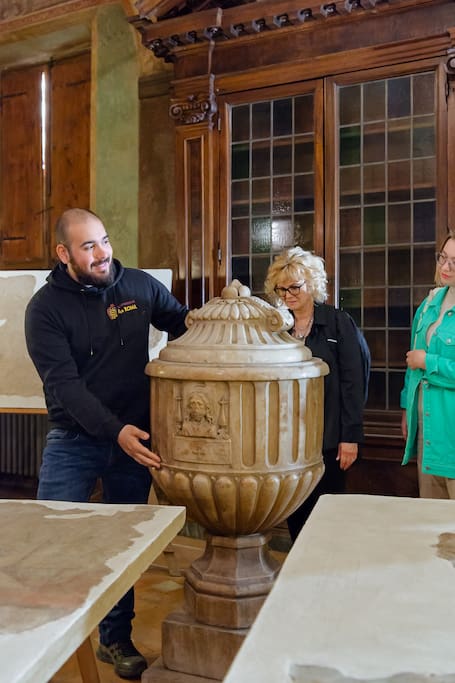 Venture beneath San Giovanni with a speleologist