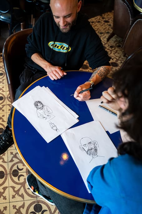 Dessinez des parisiens avec le caricaturiste Livio