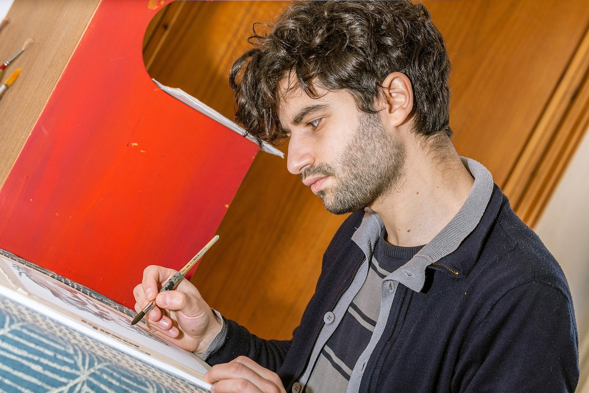 Draw the ancient views of Baunei