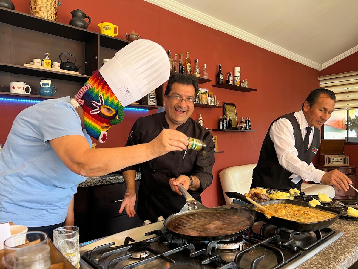 Cooking in Paute with Patricio Coronel
