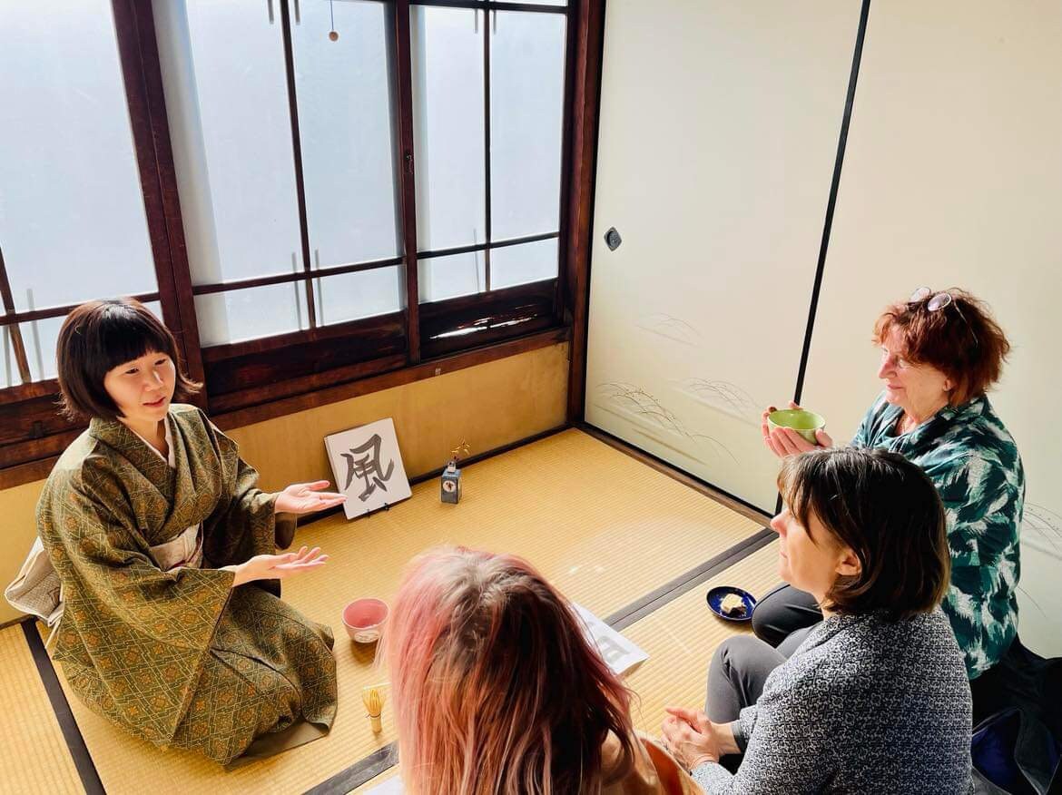 Mindful Brush Calligraphy and Maycha in Kyoto