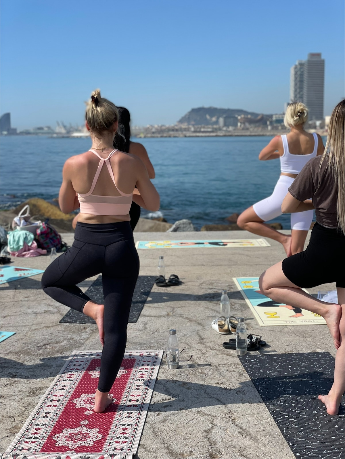 Sea view multilevel Beach yoga