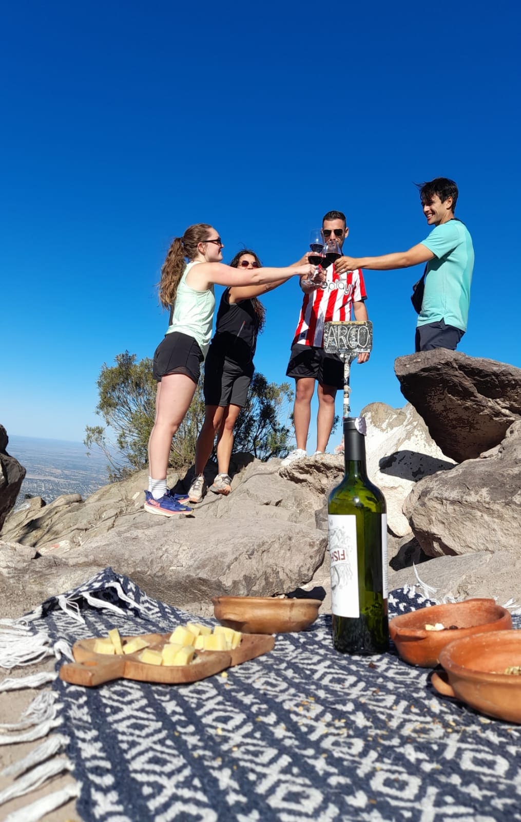 Trekking and toasts on the citys rooftop