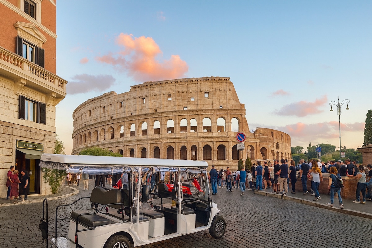 Explore Rome on a Golf Cart with a Local Guide