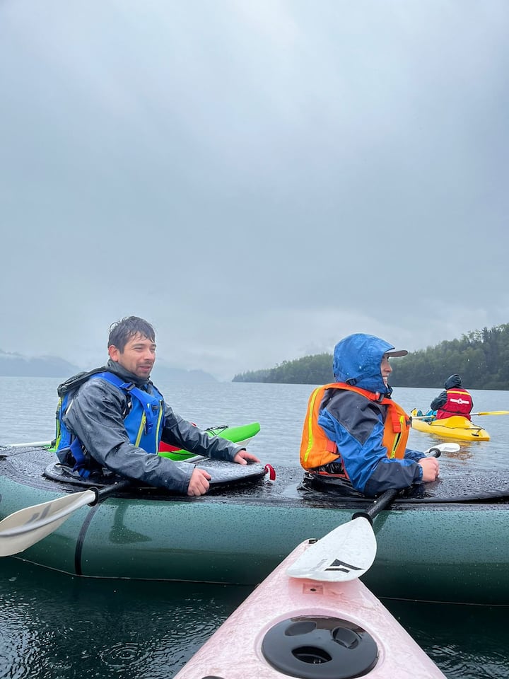 Пакрафтинг в езерото Калафкен