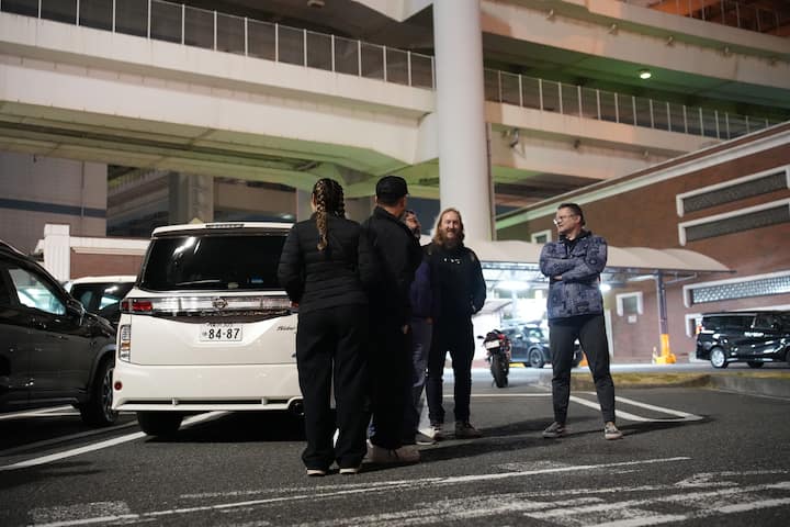 Tokyo Daikoku Jdm Car Meet-avondtour met de sedan