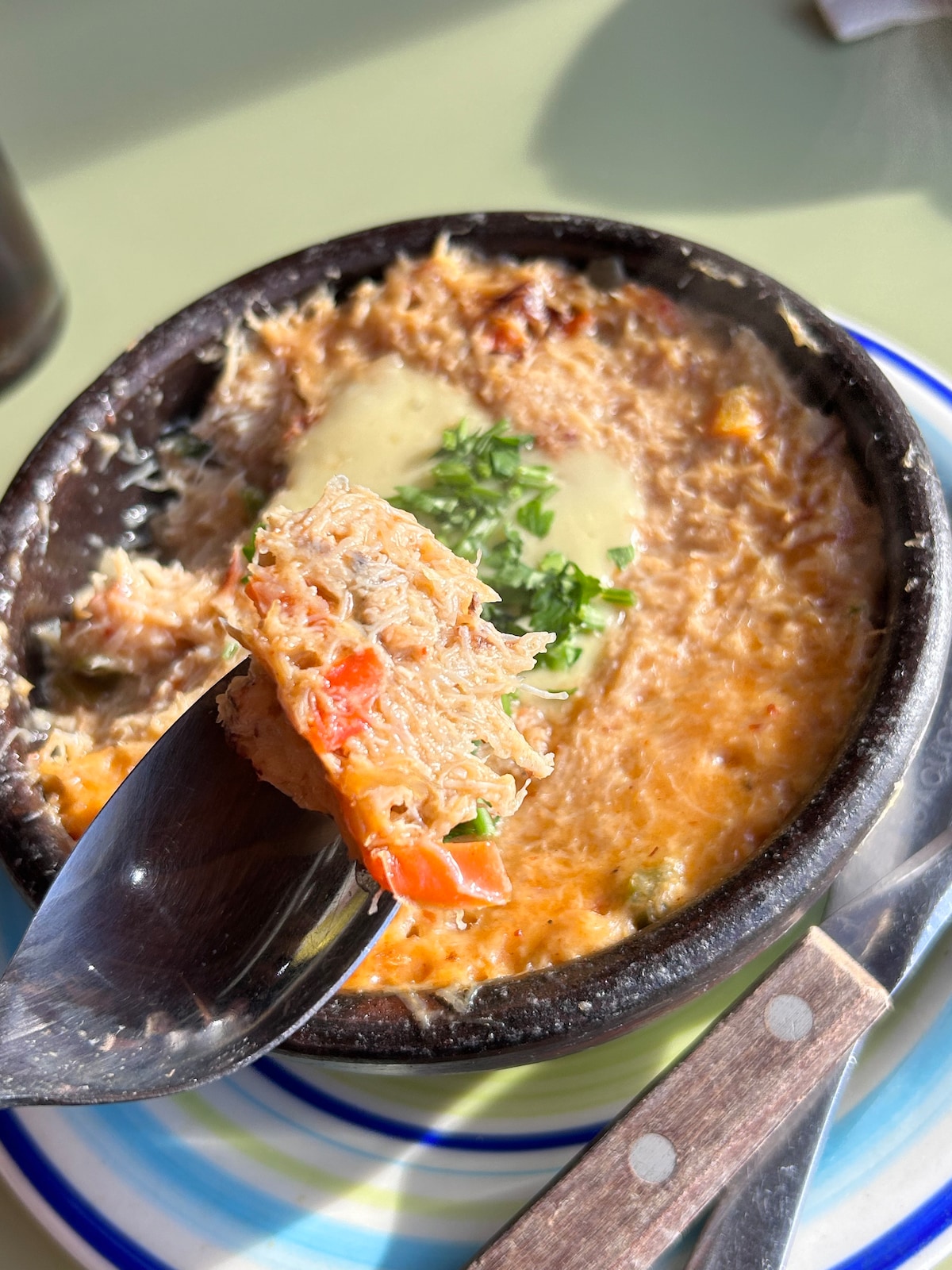 Chilean cooking class: crab cake and more