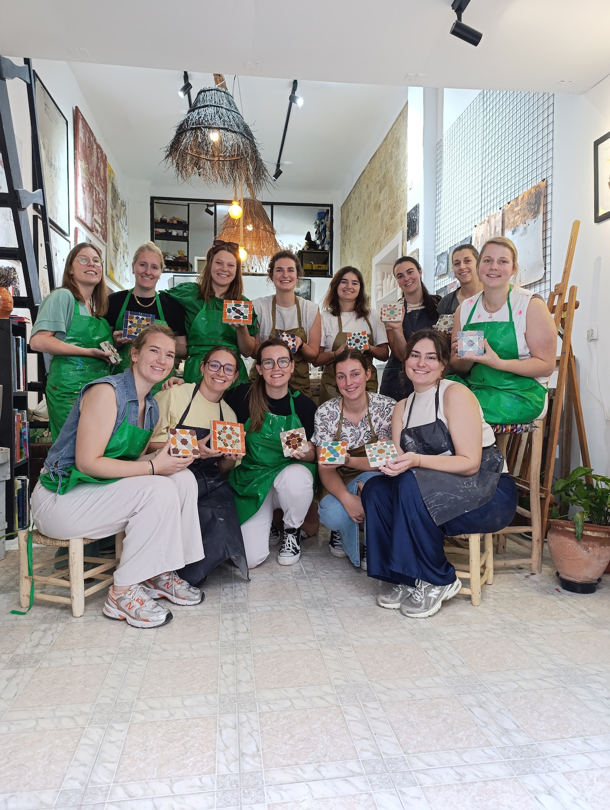 Moroccan Zellige Mosaic Workshop in Tangier