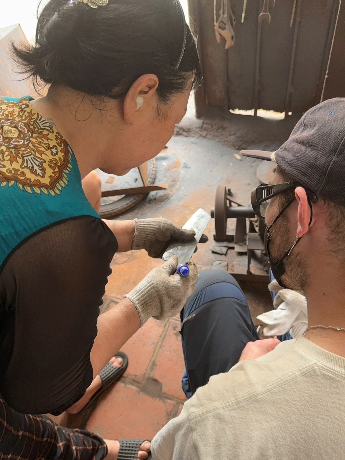 Knife Making Workshop in Hanoi Blacksmith Village