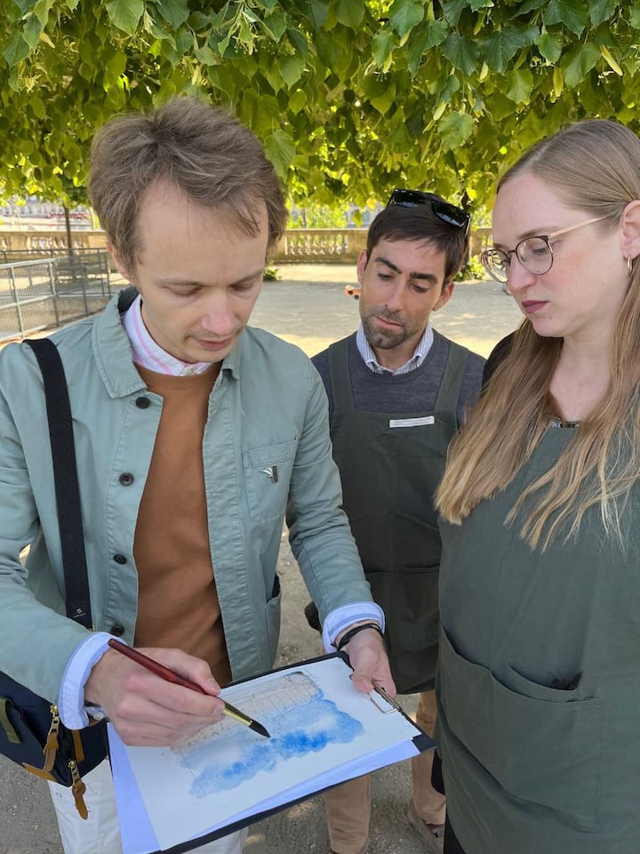 Acuarelas en París: pinta a orillas del Sena
