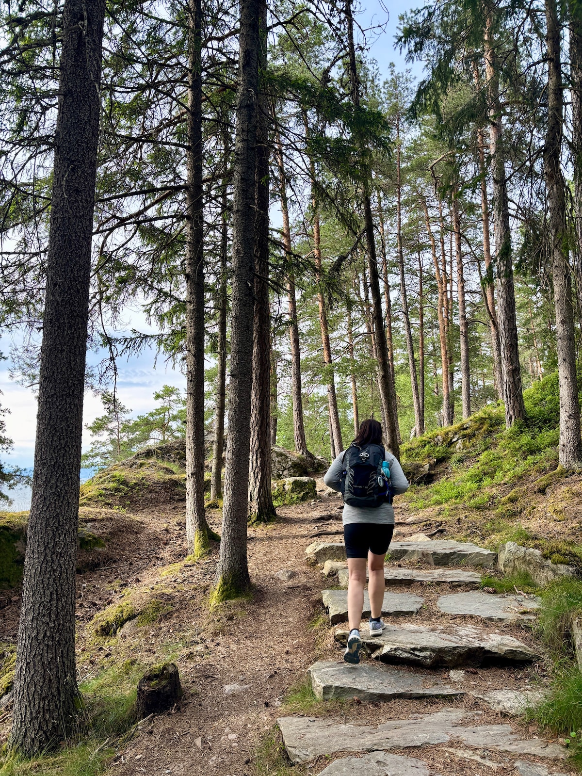 Walking the coastal path with Sherpa stairs
