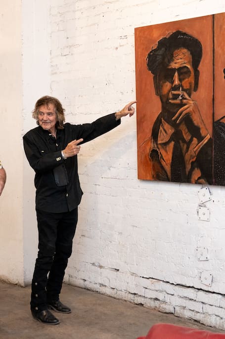 Tour a Chicano art studio in a historic venue