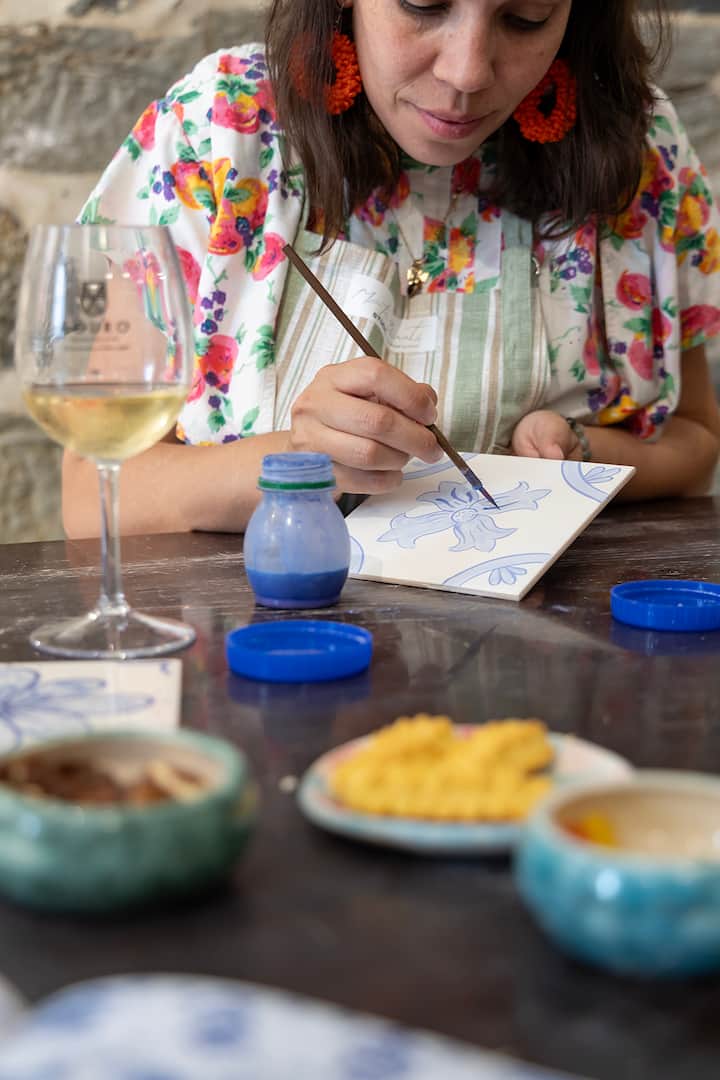 Pintura de azulejos y vino: tradición de Portugal
