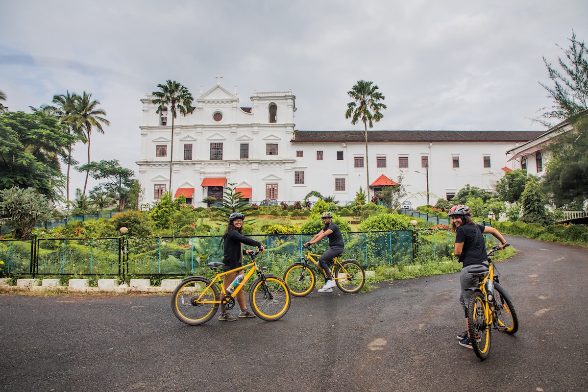 Explore Old Goa’s heritage on e-bikes
