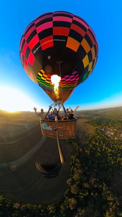 Paseo en globo aerostático en Pirenópolis
