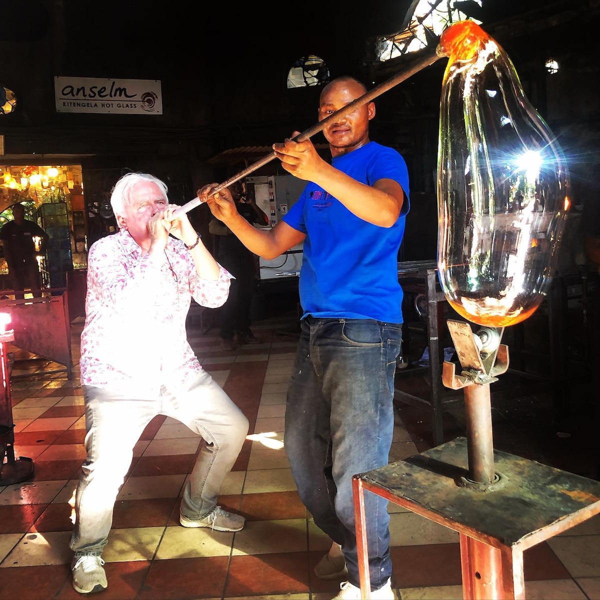 Glassblowing & art tour at Kitengela