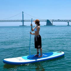 釜山广安里海滩桨板划水一日体验