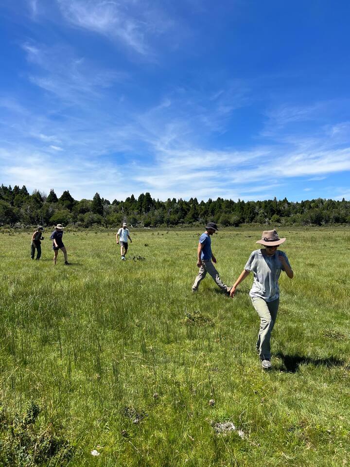 Liqeni i fermës së Patagonisë dhe aventura në natyrë