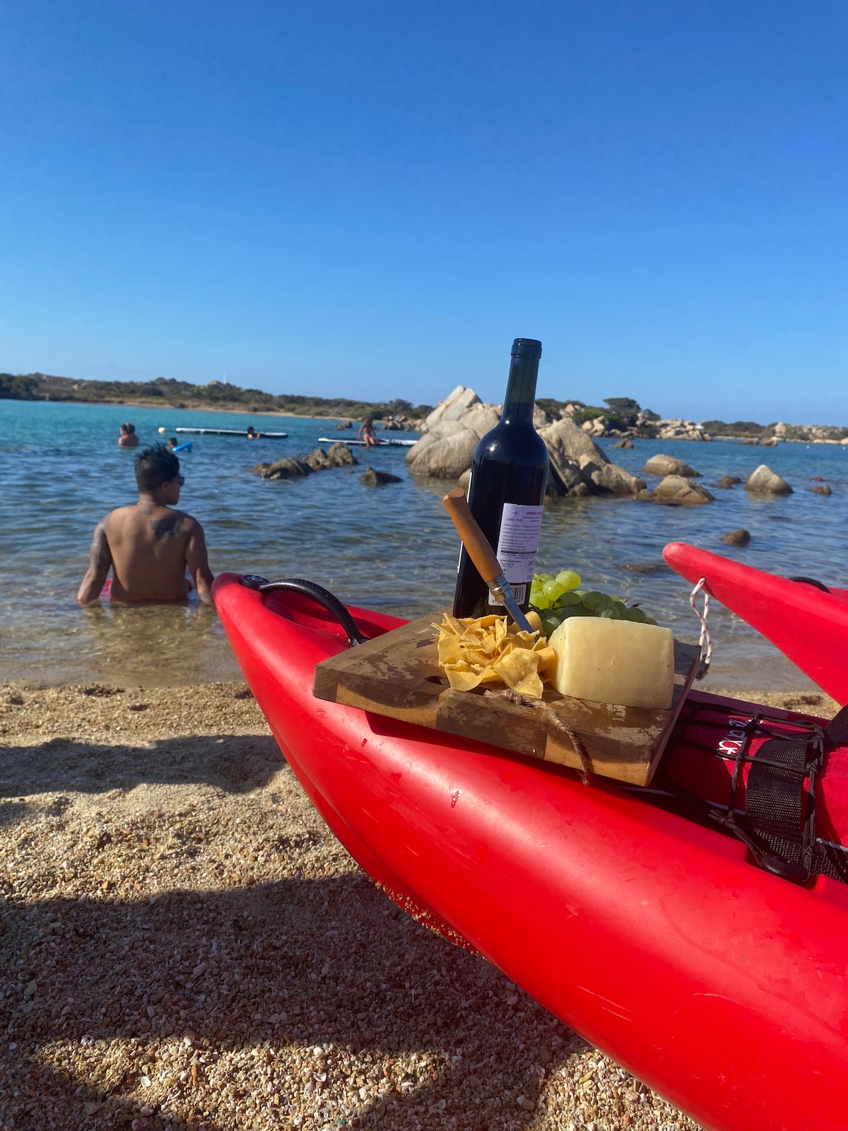 Kayak Tour of La Maddalena, Snorkeling, and Aperitif