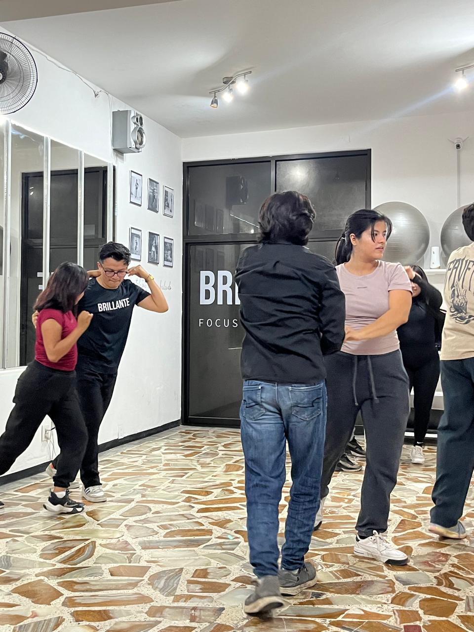 Latin rhythms class in Mitla, Oaxaca