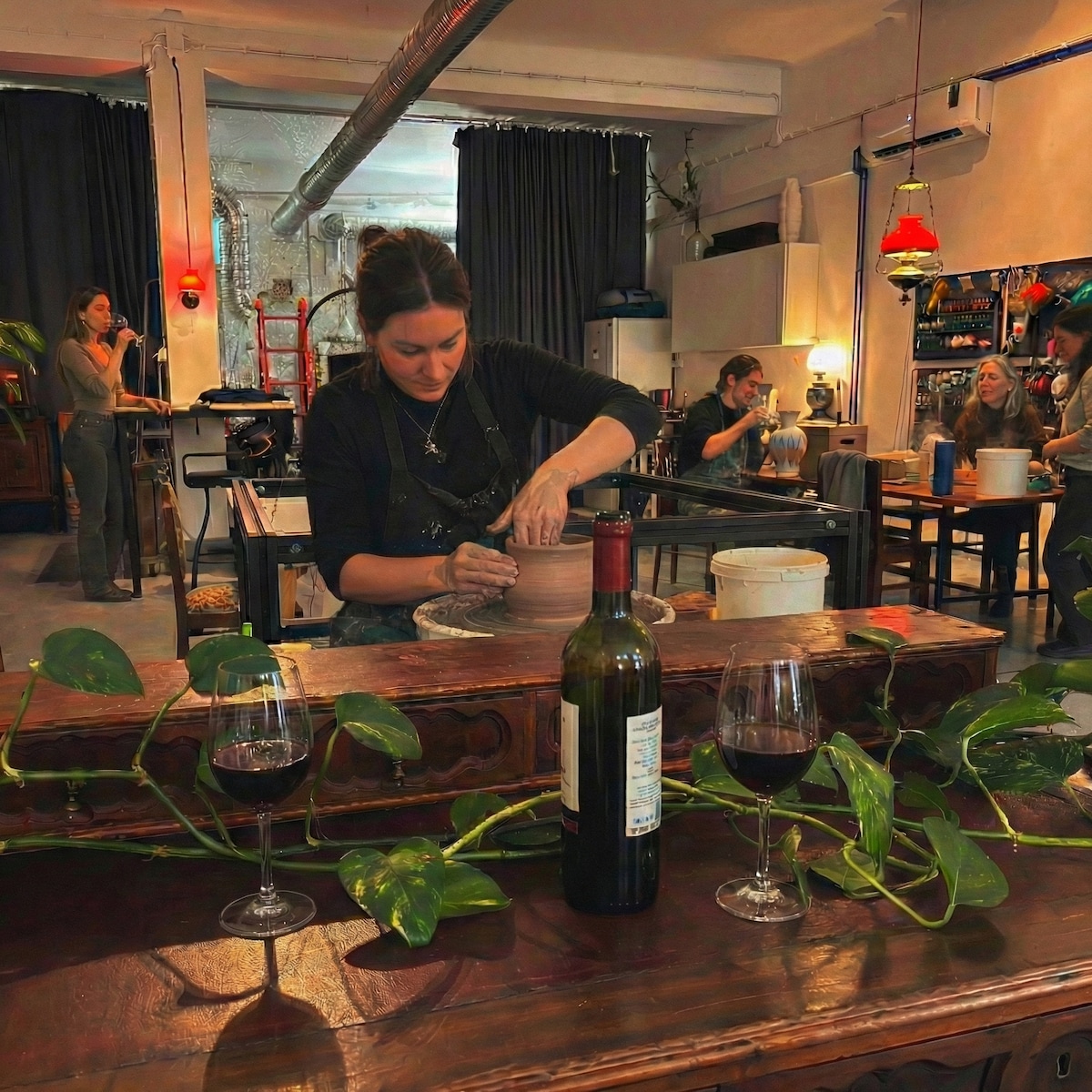 Paint ceramics w/ classic cocktails @ local studio