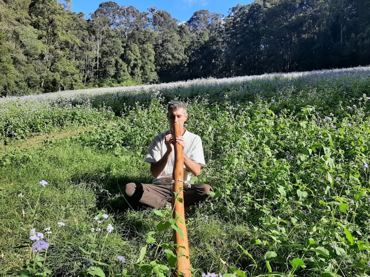 Научете се да свирите на диджериду в австралийската пустош