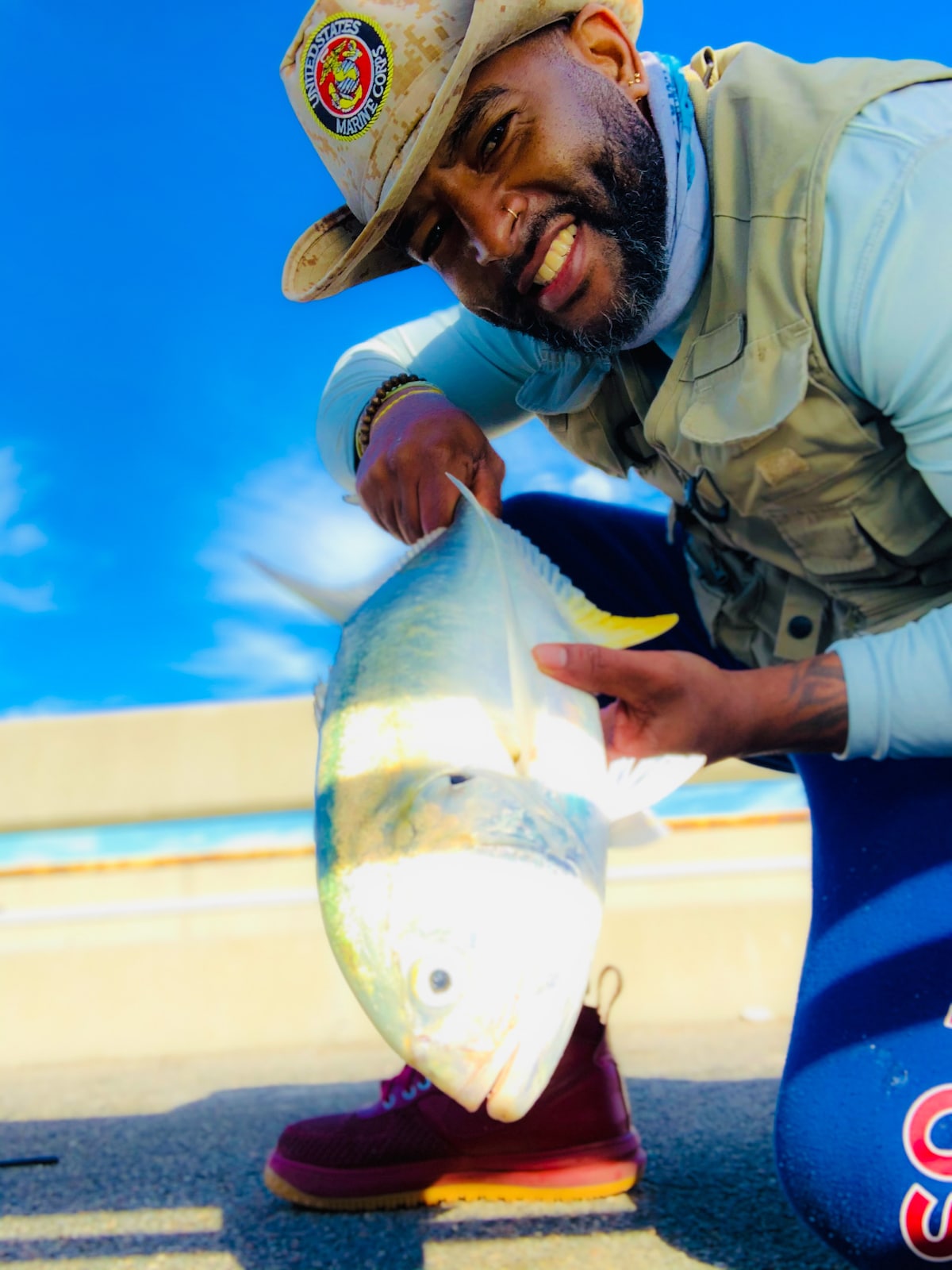 Angler Bridge Fishing With Locals