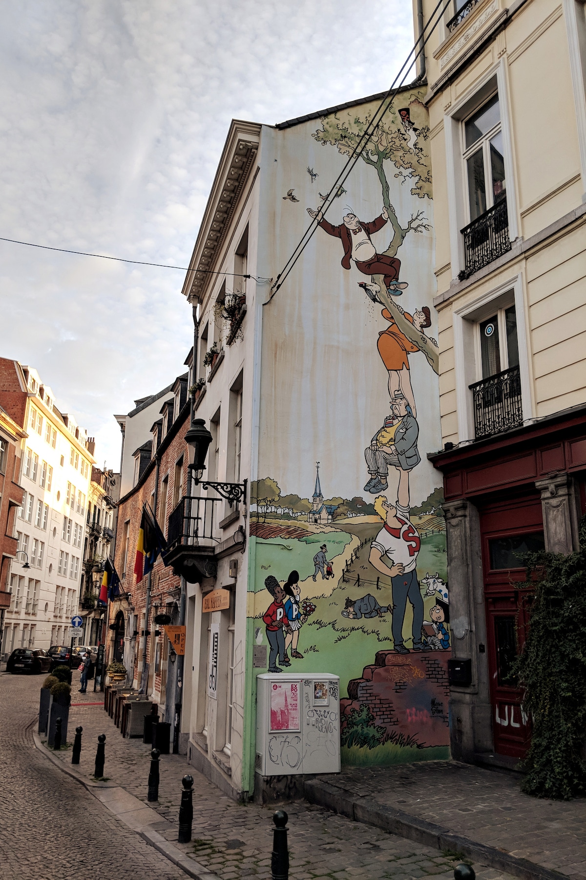 Entdecke Brüssel durch seine Comic-Wandbilder