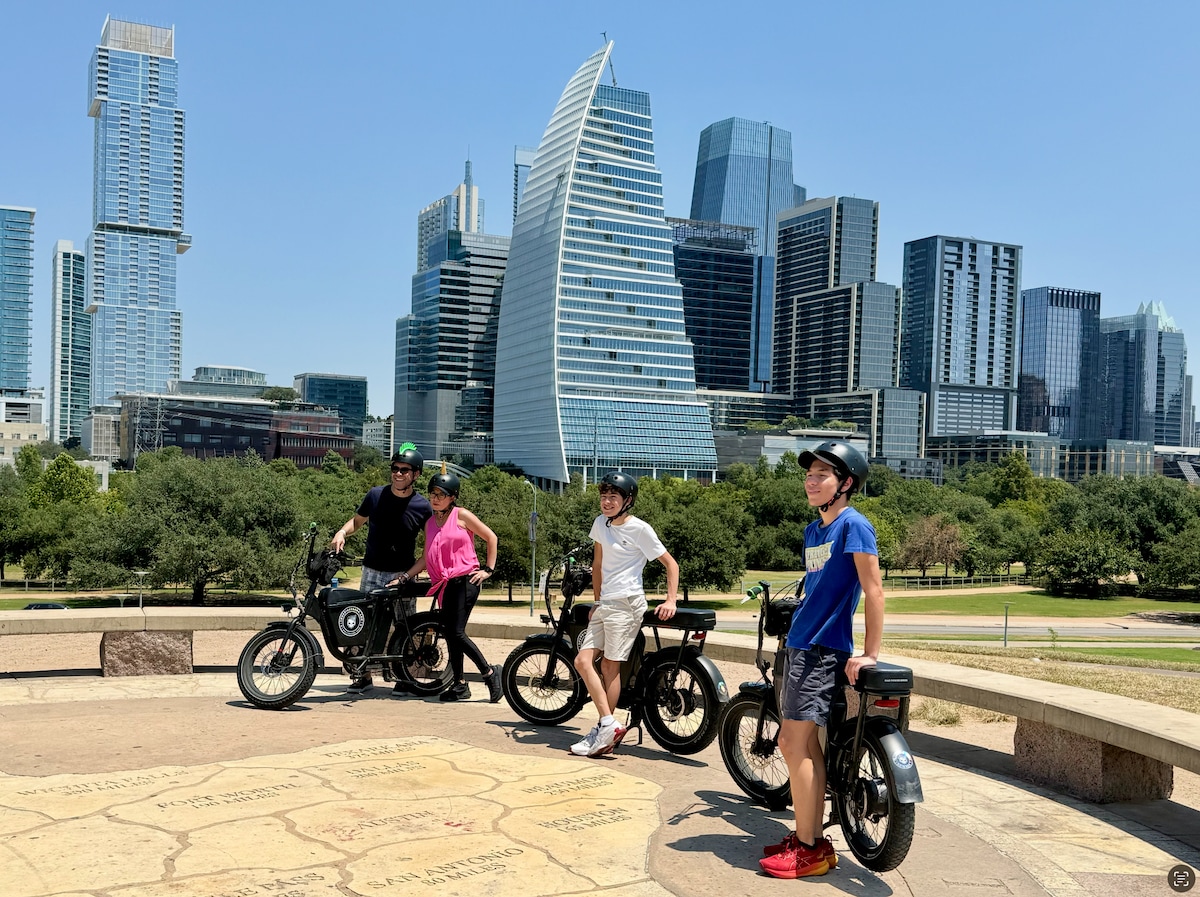 Explore Austins vibrant culture by E-Bike