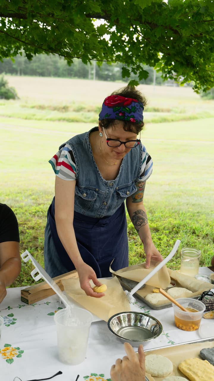 მასას მომზადება ფერმაზე