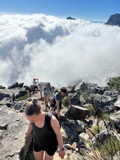 India Venster HikeTable Mountain Cable Car Pababa