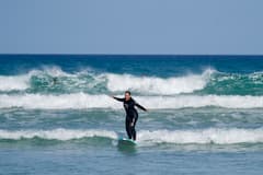 Clases de surf para principiantes con un profesional local en Muizenberg