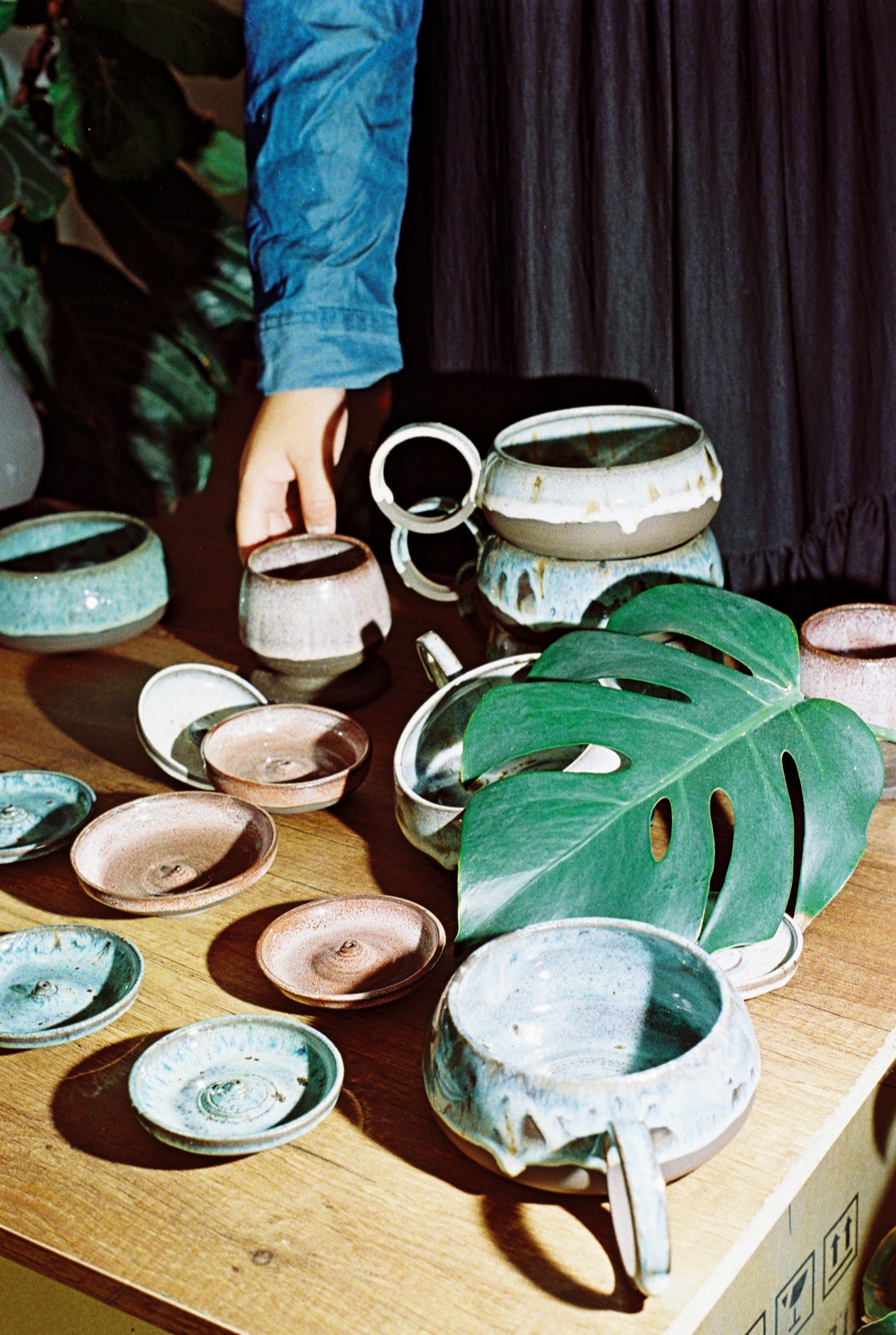 Shape your ceramic piece with a local artist