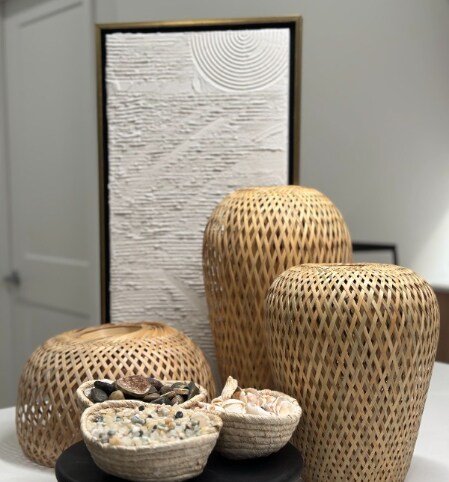 Create textured art inspired by Japanese Wabi-Sabi