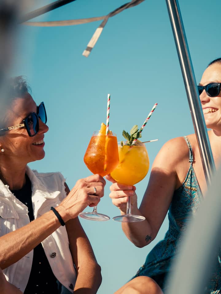 Sunset Sailing in Barcelona with Cocktails & Tapas