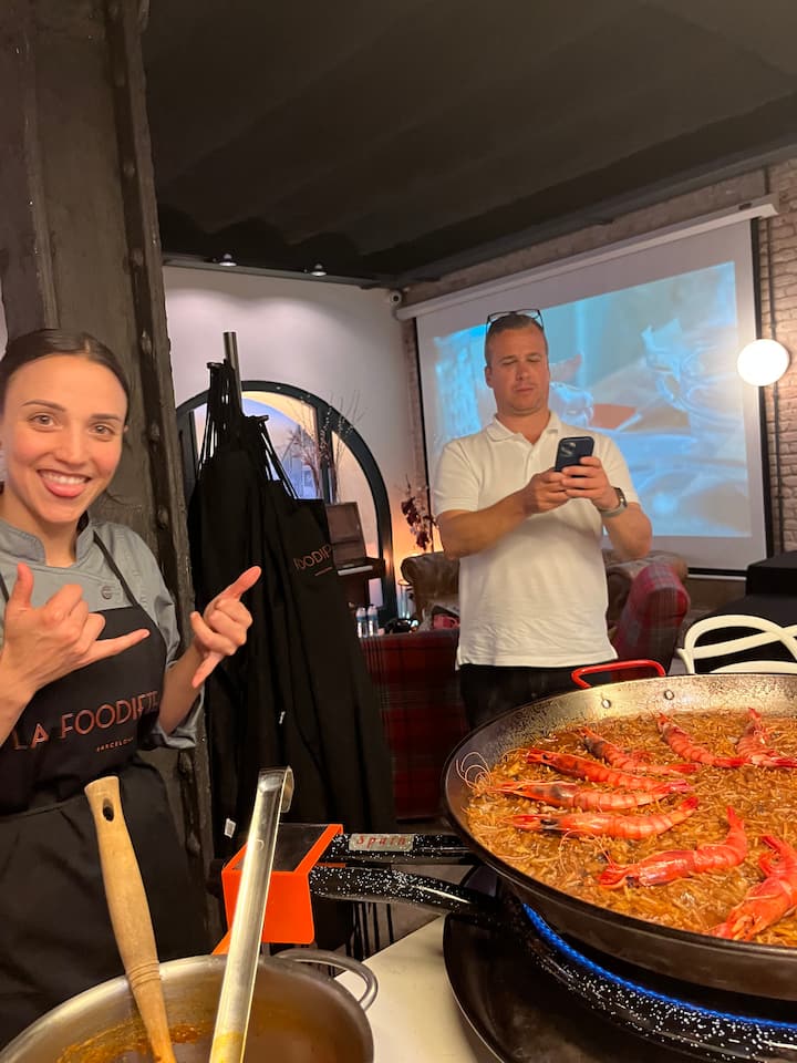 Klasë Paellas dhe Tapas në Loft Dizajn