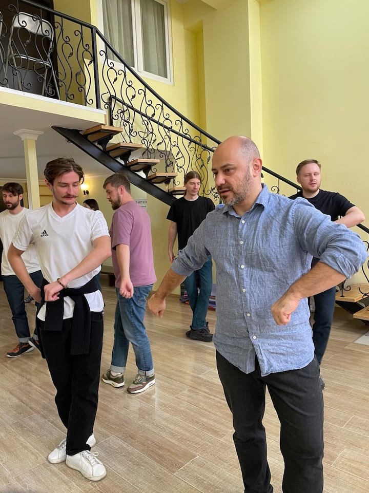 Clase de danza georgiana