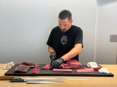 Experiencia de sushi en una tienda especializada en atún rojo