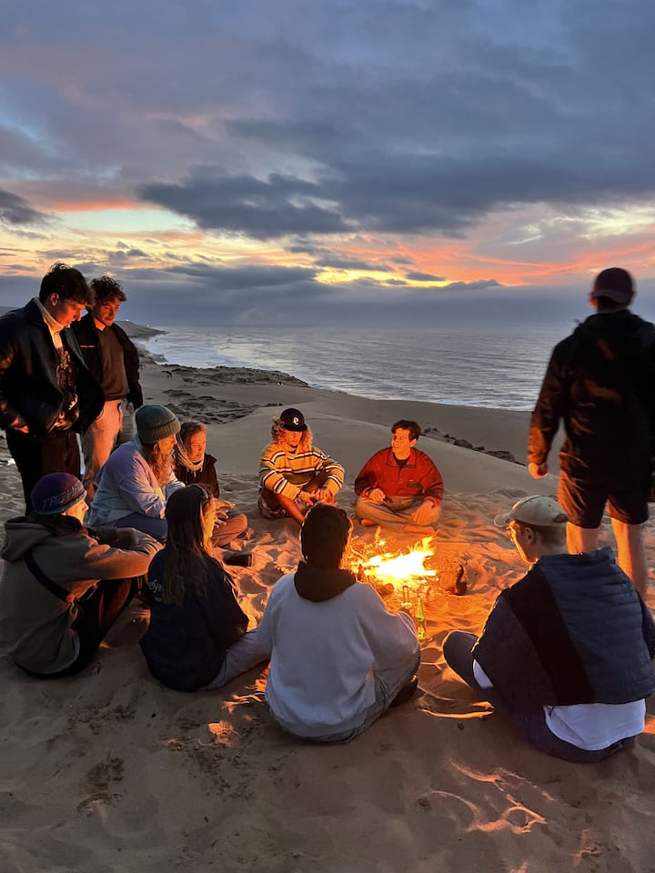 Sunset Sandboarding & Bonfire Experience
