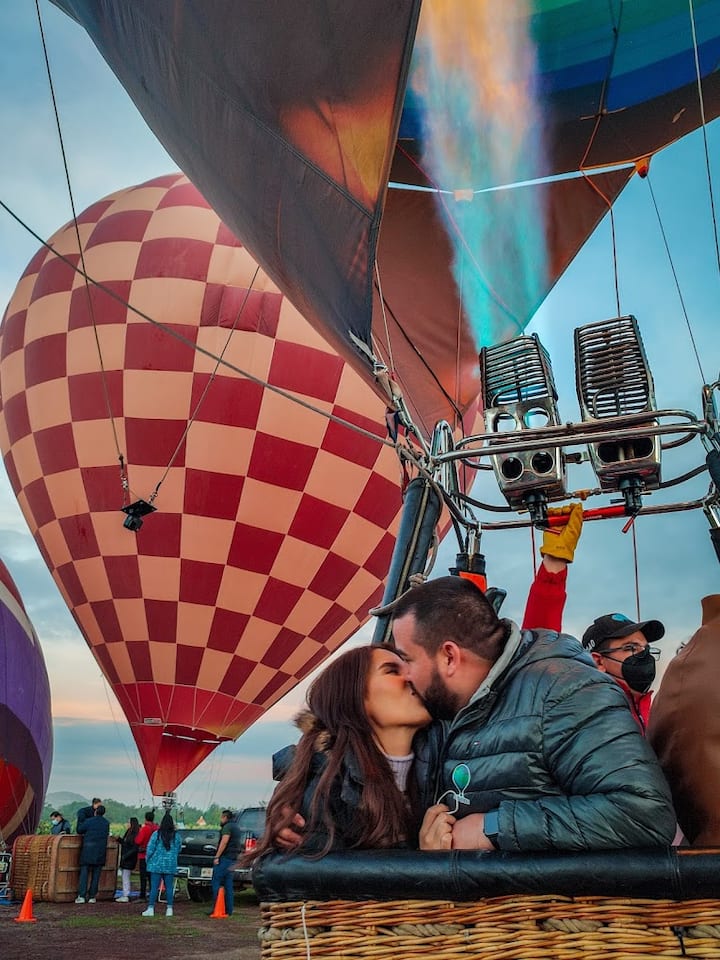 Разходка с балон над града на боговете