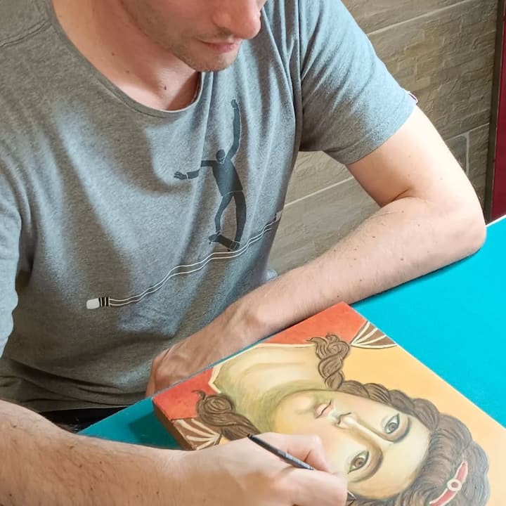 Опитайте техниката на темперовата техника с яйца