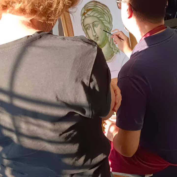 Опитайте техниката на темперовата техника с яйца