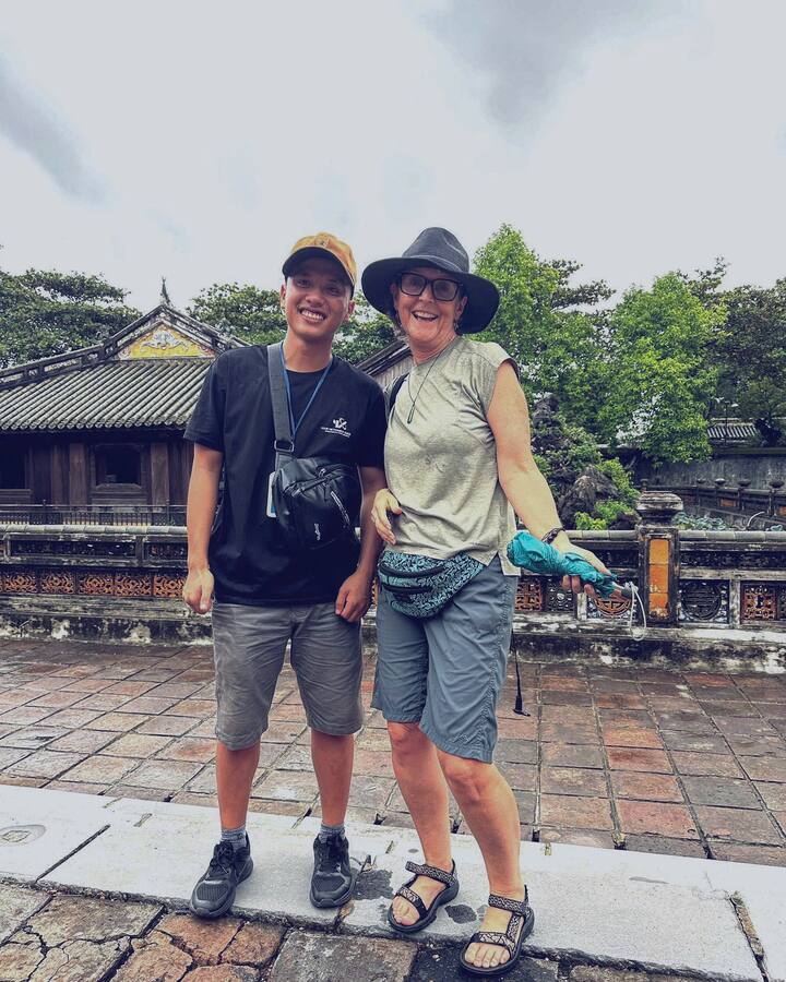 Recorrido a pie por la antigua ciudad imperial de Hue