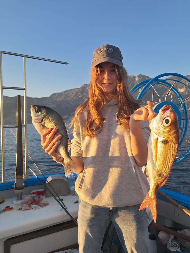 Ziara ya uvuvi wa kibinafsi katika Pwani ya Amalfi