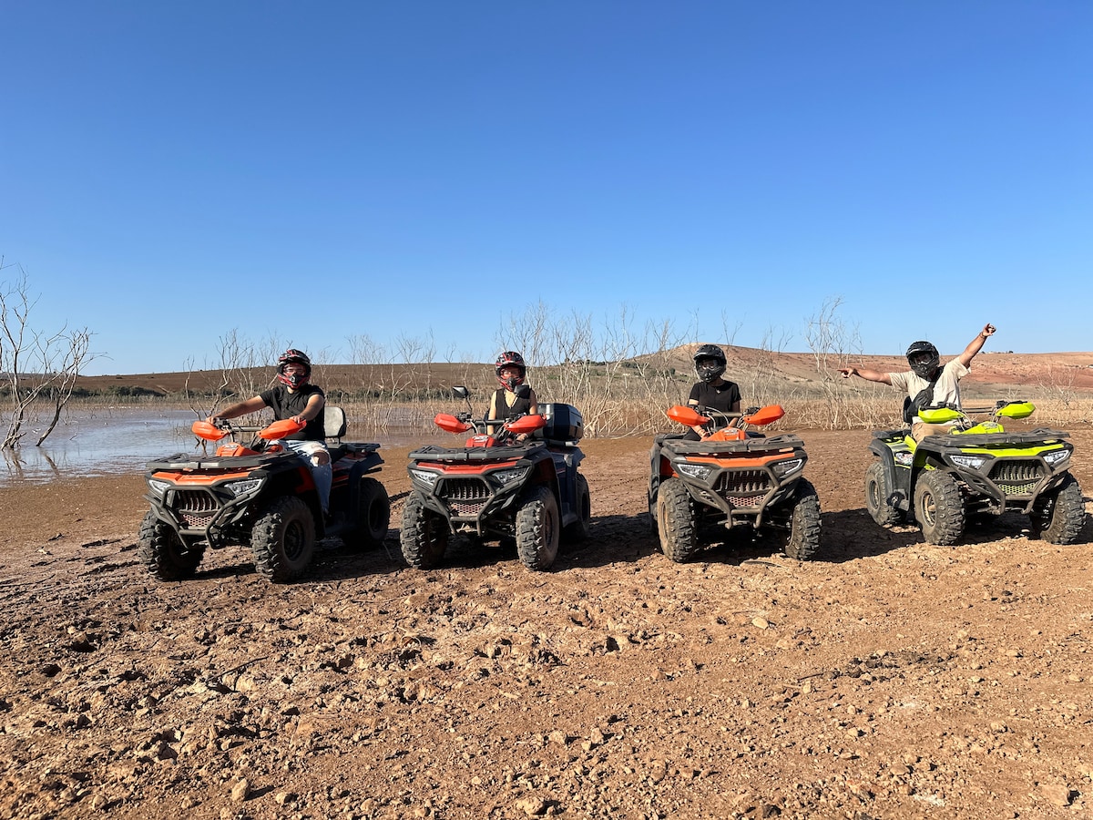 Quad ride to explore the Traces of the Lake...