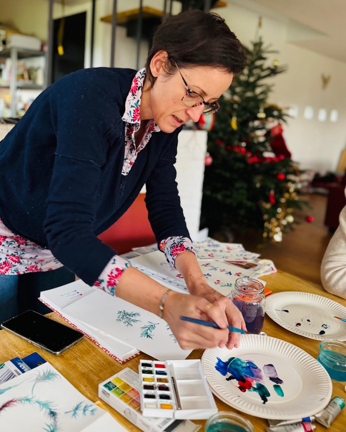 Watercolor workshops 
Flowers in creation