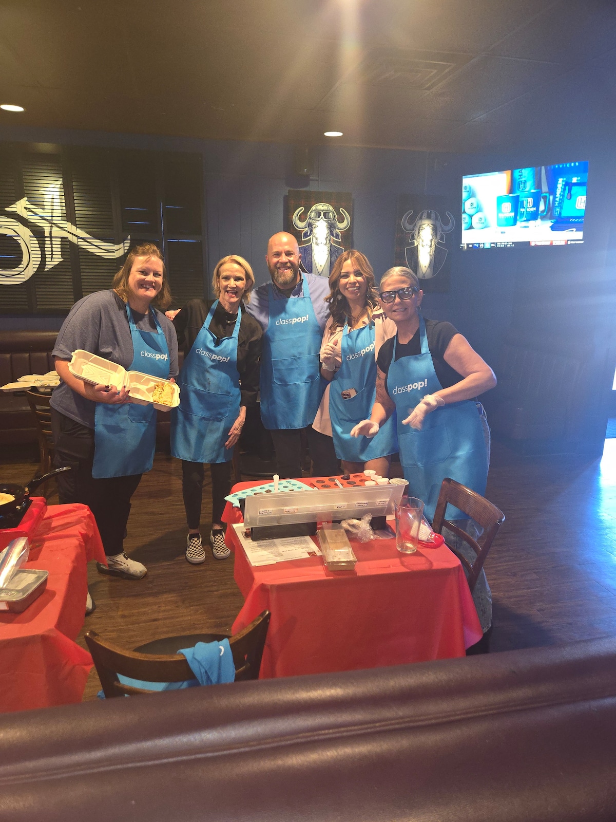 Homemade pasta and pizza