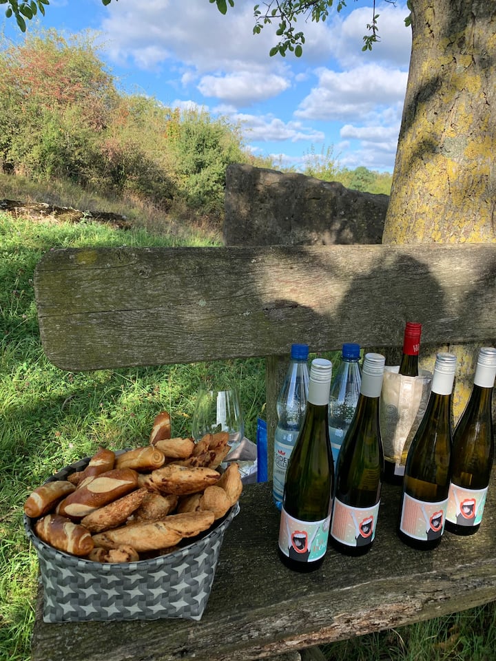 Con una experta en vinos: Frickenhausen y viñedos