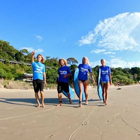 Learn to surf in Byron Bay
